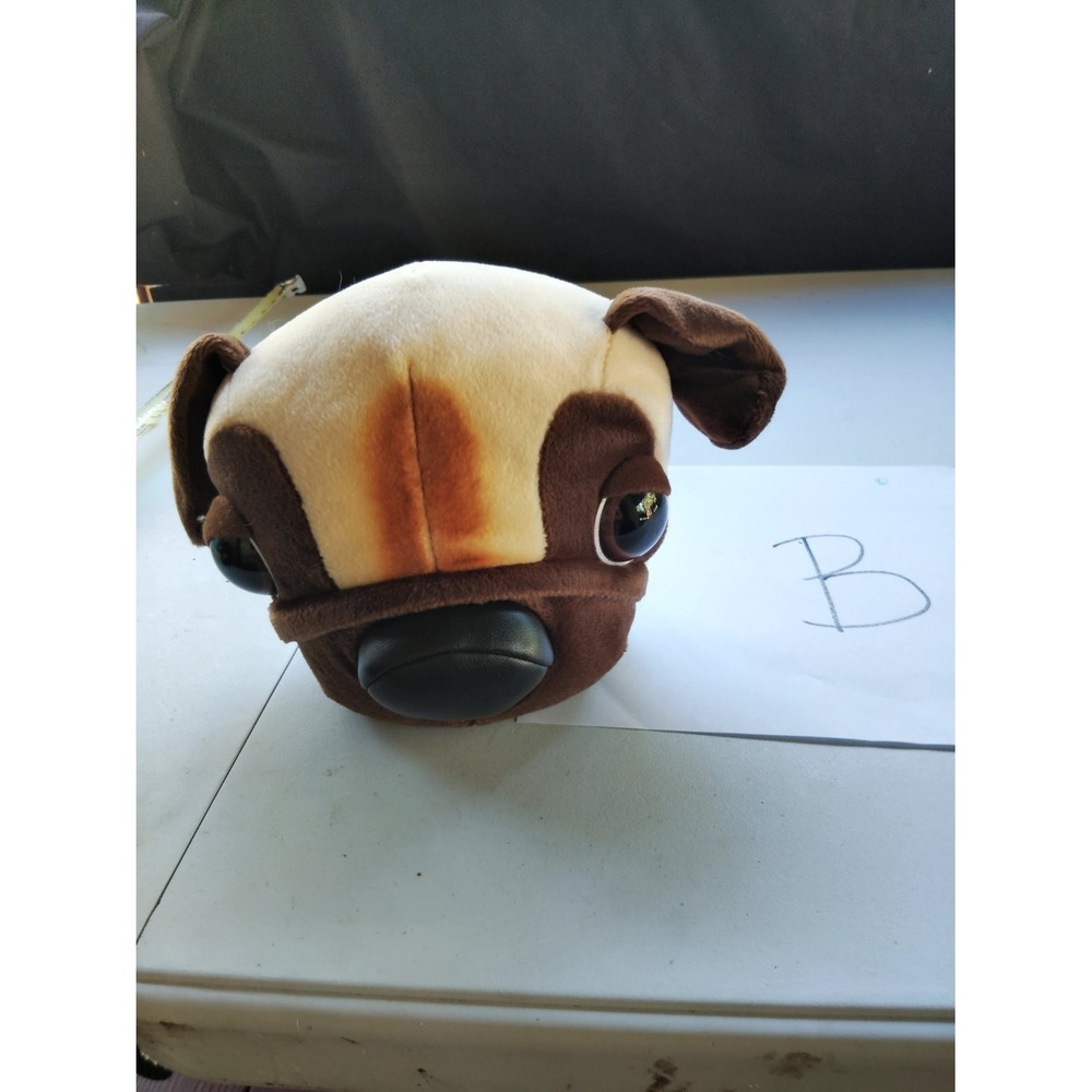 Artlist Collection THE DOG Pug Plush Medium Beige Big Head Fisheye Lens Dog